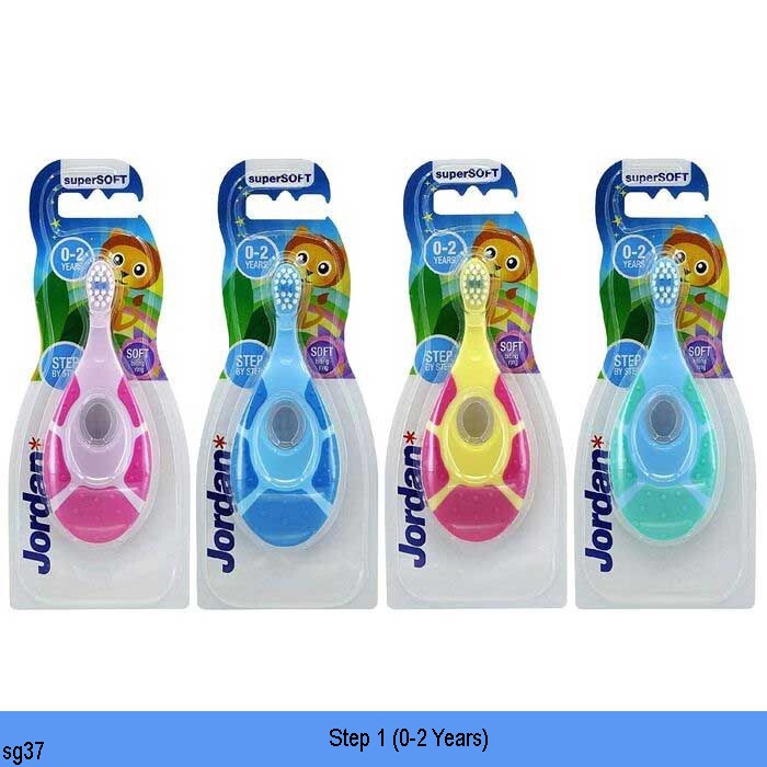 Jordan Extra Soft Baby Toothbrush - Sikat Gigi Bayi Jordan Extra Soft 0 - 2 Tahun