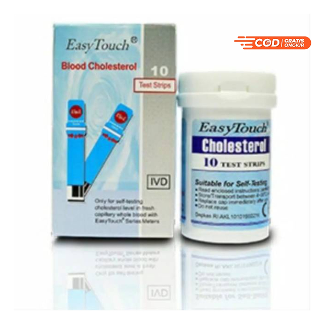 Easy Touch Test Strip Gula darah Cholesterol/kolesterol Asam Urat Alat Strip Test Gula darah Cholestrol/kolestrol Asam Urat