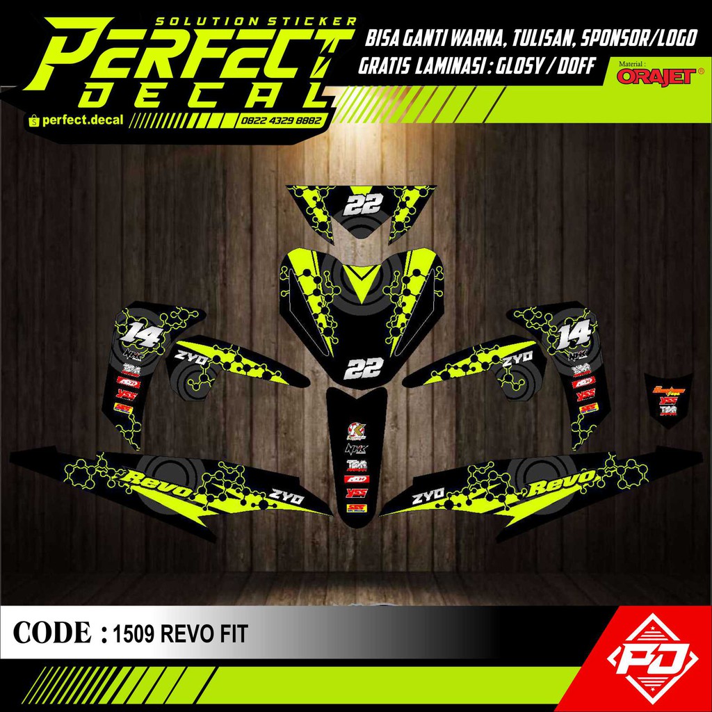 Decal Stiker Motor REVO X / FIT / ABSOLUTE REVO / REVO FI Full Body Sticker Custom Variasi