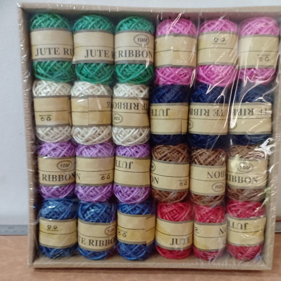 

Tali rami warna / tali goni / Tali jerami / Hemp rope isi 10m per roll