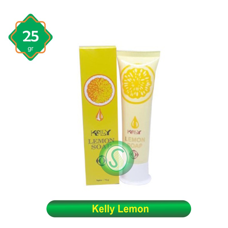 Kelly Lemon Soap 25gr - Sabun Cuci Muka