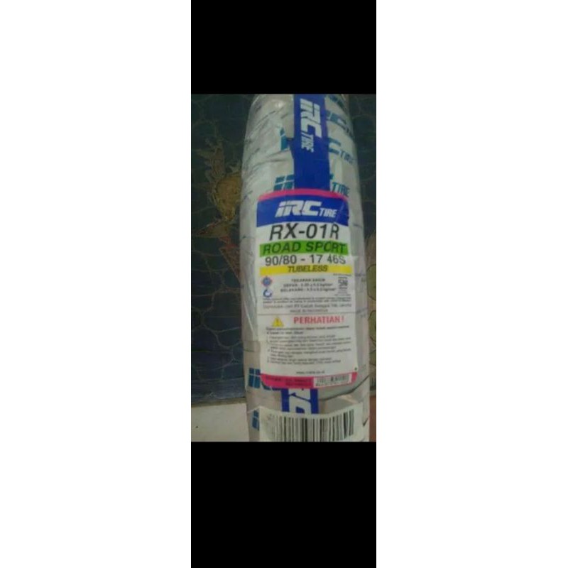 Ban luar IRC 90/80-17 RX 01R tubles