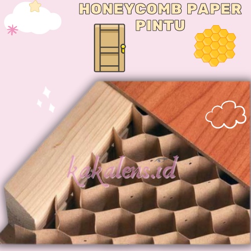 EFENHONER Honeycomb Paper Coat Honey Comb Core Door Pintu Kusen-30mm