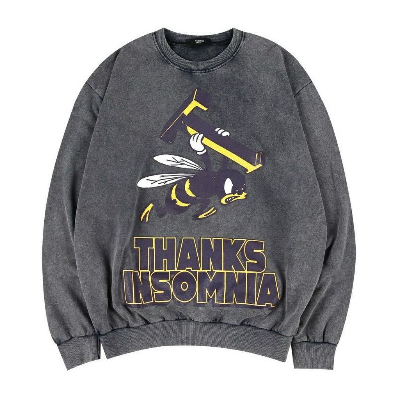 crewneck thanksinsomnia washed grey