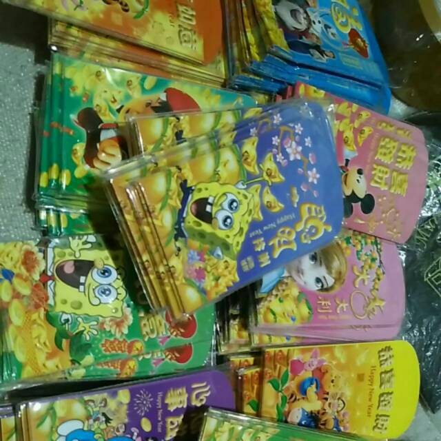 

Amplop angpao sincia imlek hungbao 7x10,5cm gojek amplop karakter