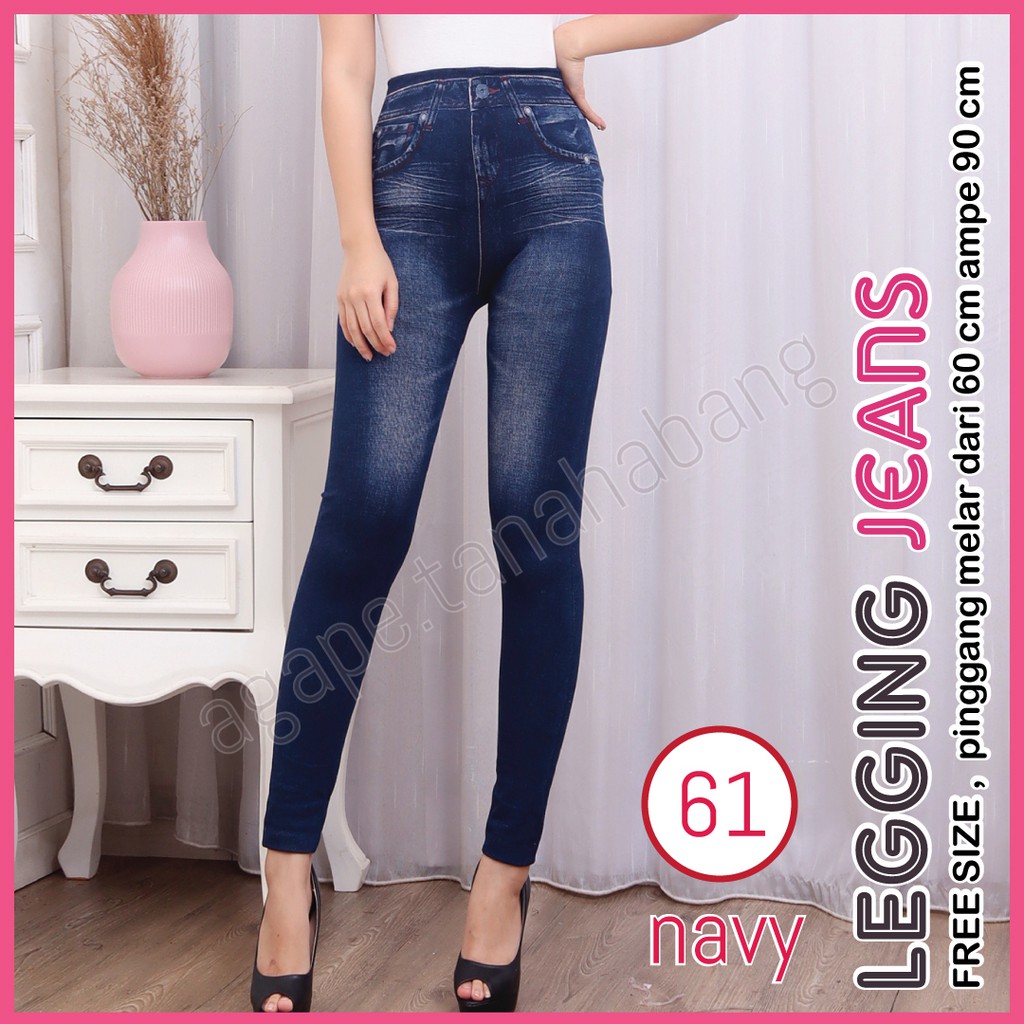 legging Jeans #61 / Legging Jeans Wanita