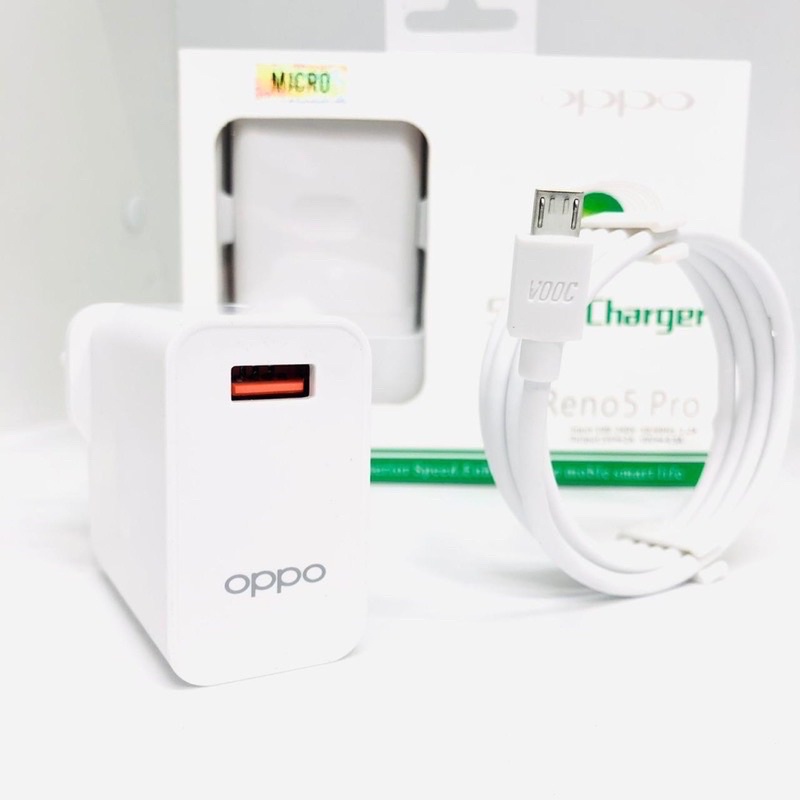 PROMO NEW CHARGER OP_PO  SUPERVOOC RENO 5PRO MICRO TYPE C ORIGINAL