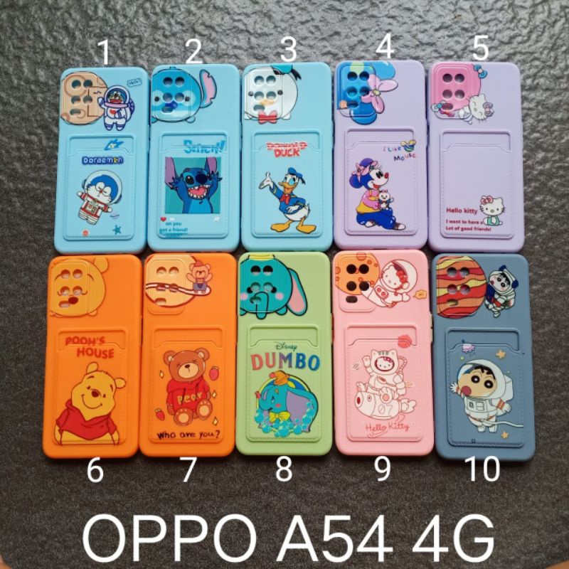 Case gambar Oppo A54 4G . Oppo A54 5G motif cewek ( 5 motif ) soft softcase softshell silikon cover casing kesing housing