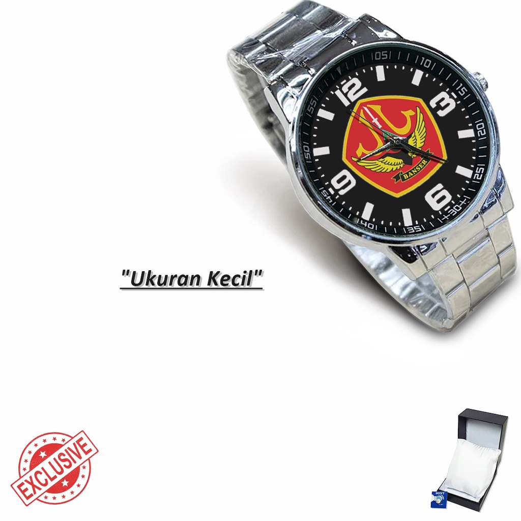 Jam Tangan Rantai Couple BANSER INDONESIA (Nice)