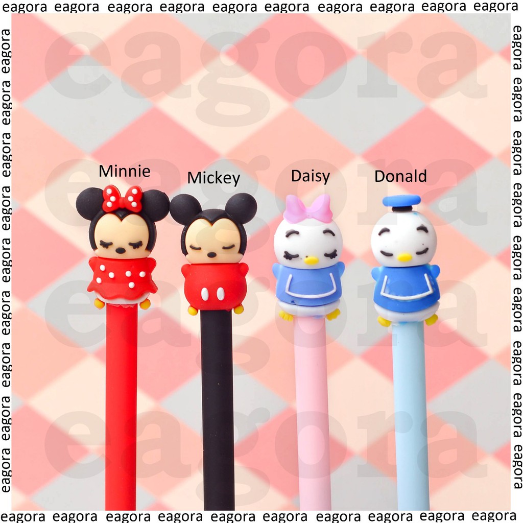 

Pulpen Mickey Minnie Donald Daisy Pena Gel Bolpen Ballpoint