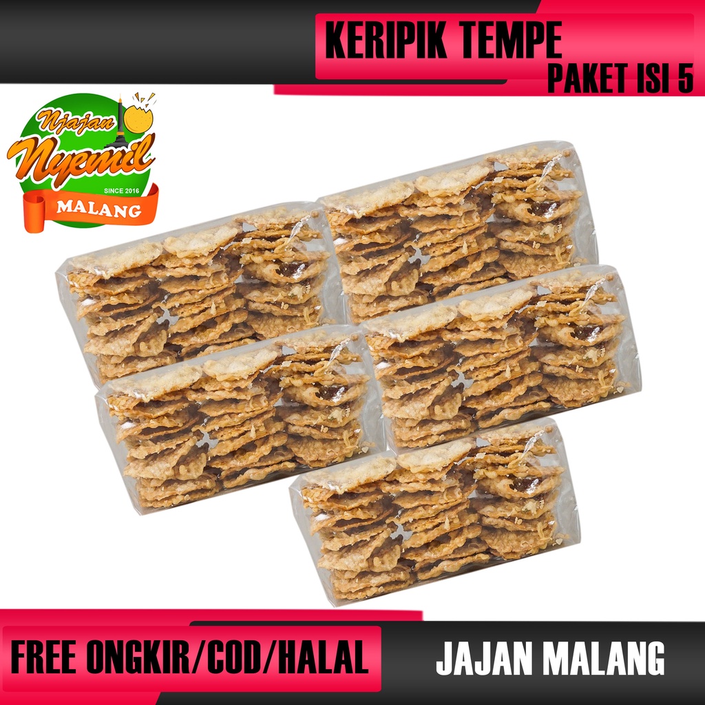 

PAKET KERIPIK TEMPE ISI 5