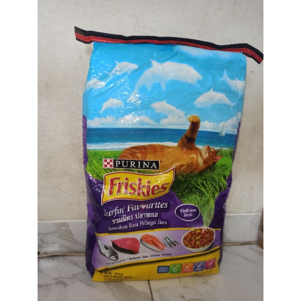 friskies cat 7kg makanan kucing friskis catfood