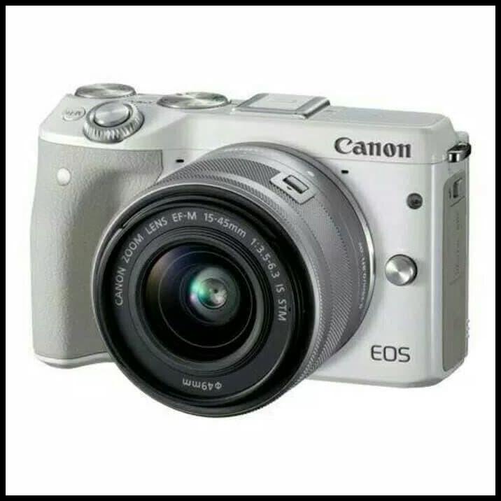 Kamera Canon Eos M3 Kit 15-45 Stm(Warna Putih)