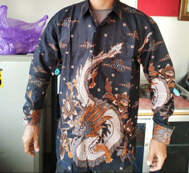 Batik Couple Copel Keluarga Ibu Ayah Dan Anak Sania Ruffle Ori Motif Naga Terbaru