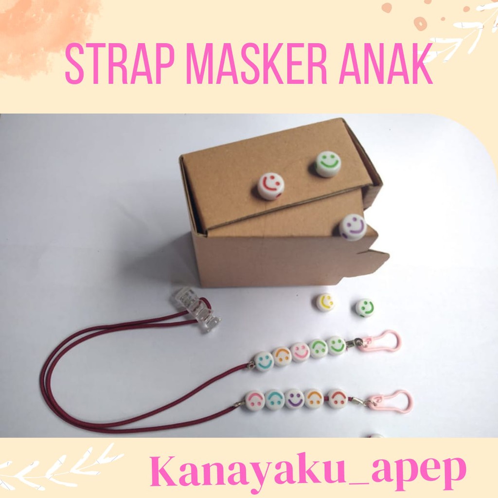 STRAP MASKER ANAK STRAP MASKER ANAK CEWEK  KONEKTOR  MASKER HIJAB ANAK   KONEKTOR  MASKER TERMURAH