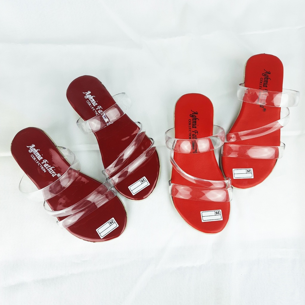 mandirishoesstore-SANDAL SEPATU PESTA ANAK PEREMPUAN JELLY BENING 3 4 5 6 TAHUN KAY08