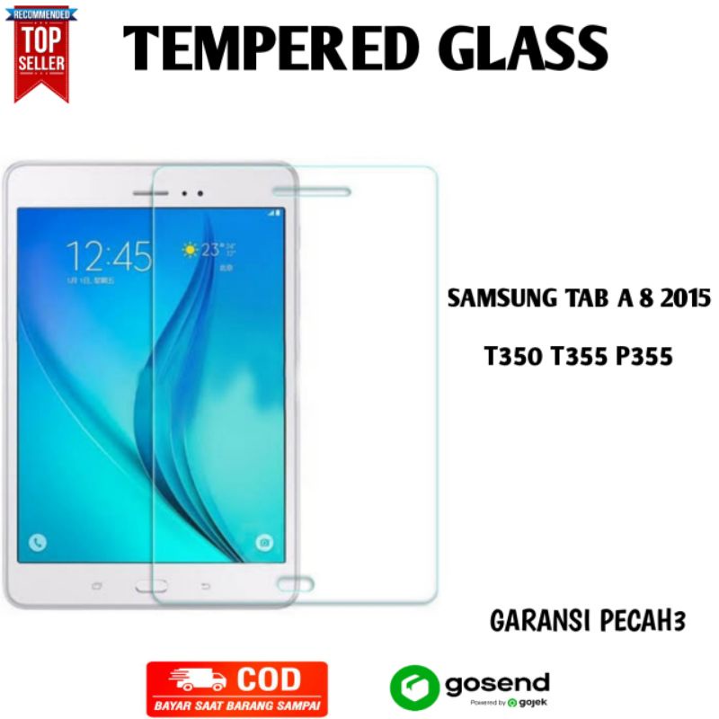 TEMPERED GLASS SAMSUNG GALAXY TAB A 8 2015 T350 T355 P355 ANTI GORES KACA TABLET