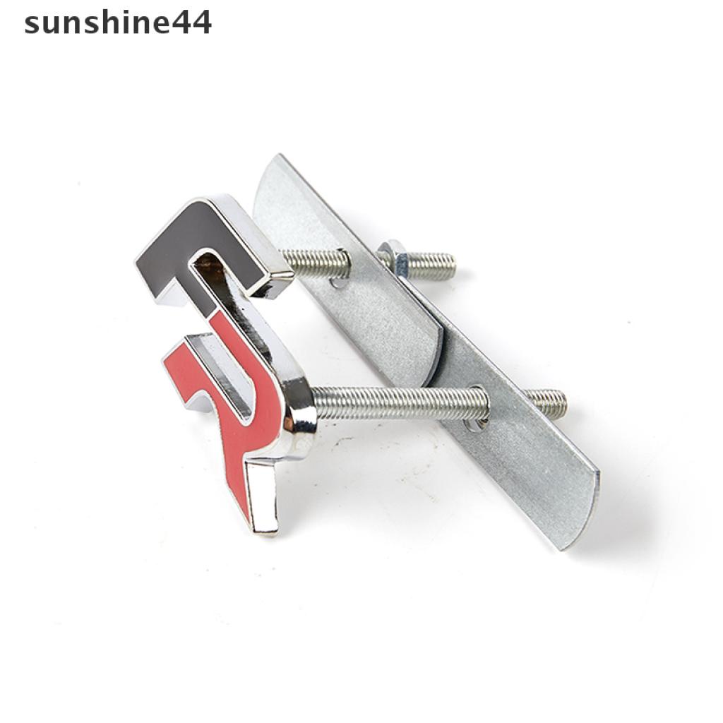 Sunshine Stiker Emblem / Badge 3D FR Bahan Zinc Alloy Untuk Grill Depan Mobil