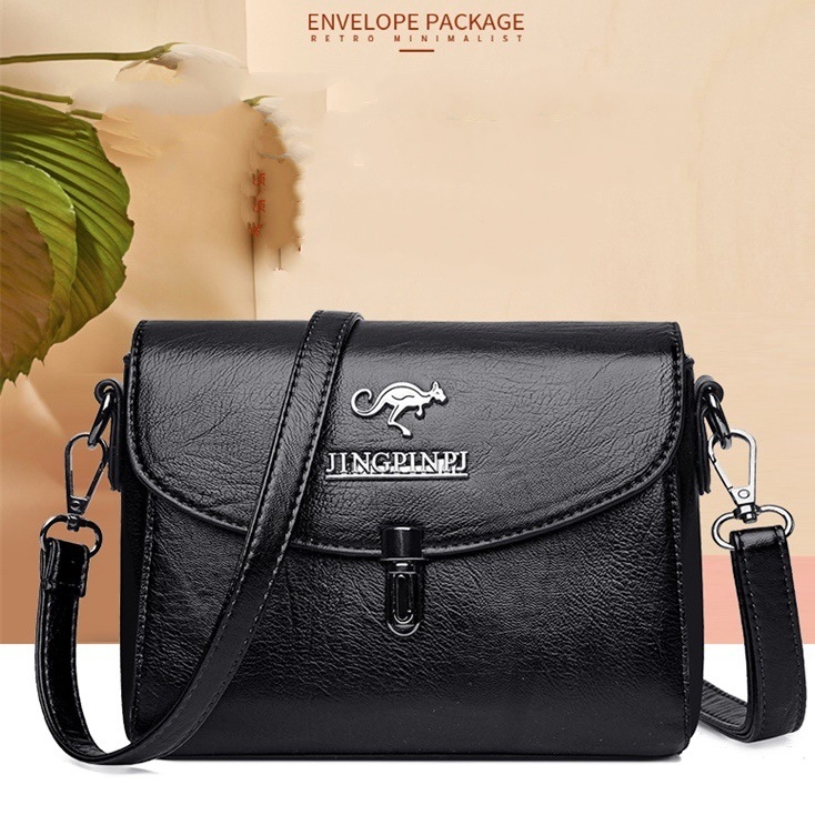 TAS SELEMPANG WANITA KULIT HITAM IMPORT CHIEVA TA552B5 CEWEK KOREA FASHION PESTA MURAH SLING BAG BRANDED KEKINIAN PREMIUM SIMPLE REMAJA BATAM