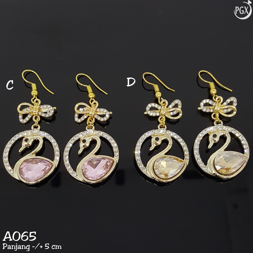 PGX Anting Korea Panjang Aksesoris Fashion Hijab Jilbab Pesta - A065