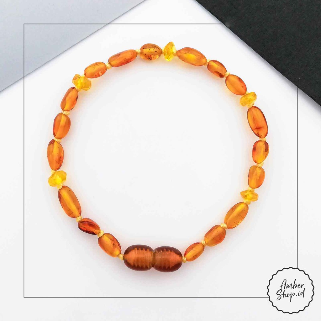 ASD6 (FREE GIFT) Gelang Amber Dewasa - Amber Shop