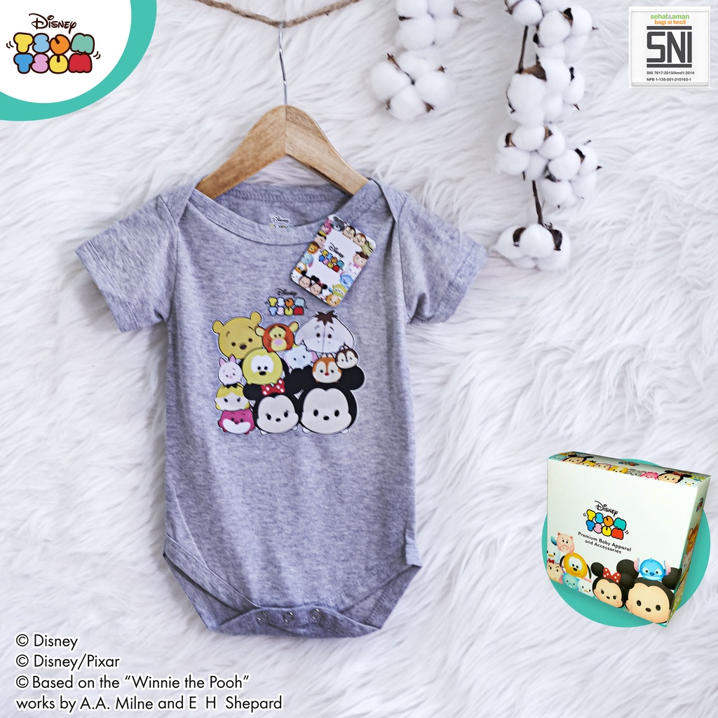 Jumper Bayi Segitiga Tsum Tsum DISNEY Katun Bambu DTT16