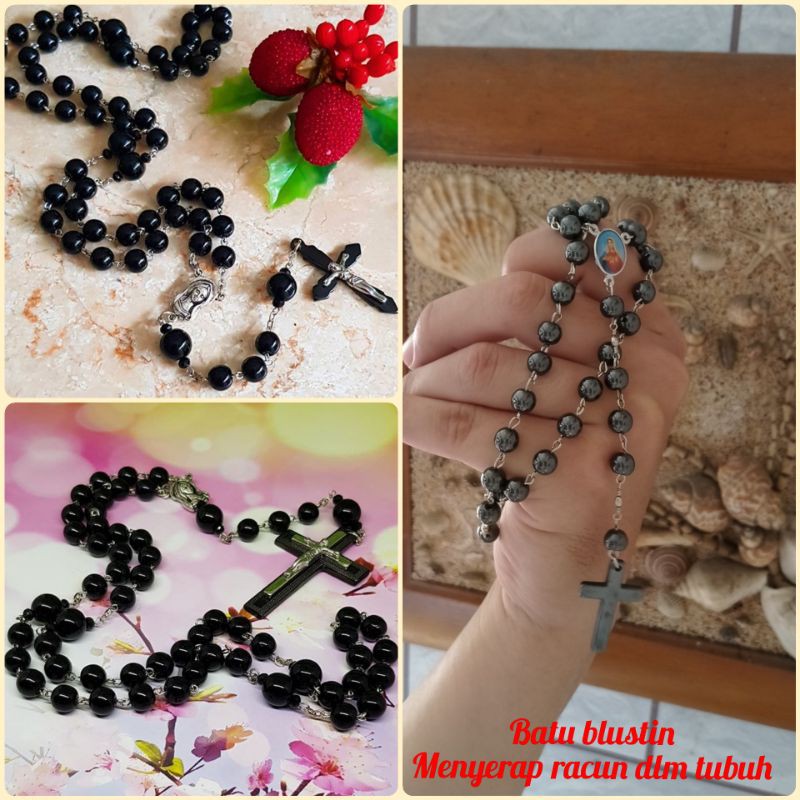 kalung rosario batu blustin