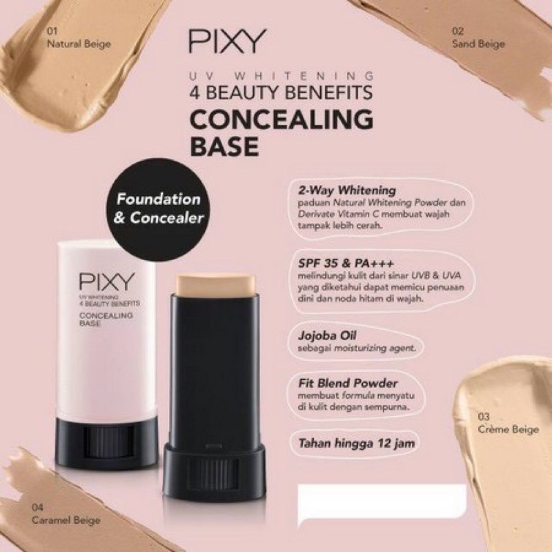 PIXY CONCEALING BASE FOUNDATION