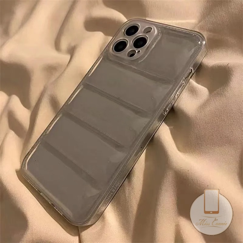 Soft Case TPU Transparan Bentuk Jaket Untuk iPhone 11 7Plus 8Plus 13 12 Pro Max XR X XS Max 7 8 SE