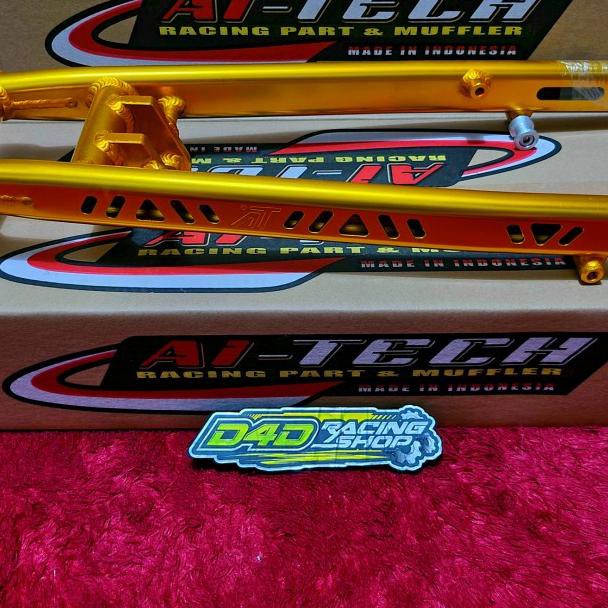 Swing Arm capit udang sasis Aitech Satria Fu 150 Coak long - Gold