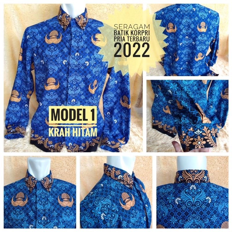 baju korpri PRIA terbaru 2022 bahan semi sutra sangat nyaman saat dipakai