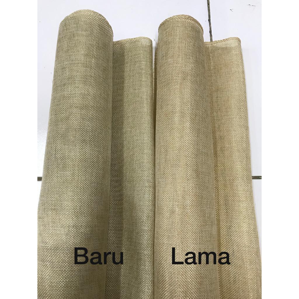 10 YARD - 48CM  KAIN GONI HALUS | KAIN GONI SINTETIS BAHAN LEMAS | BAHAN MAHAR &amp; CRAFT