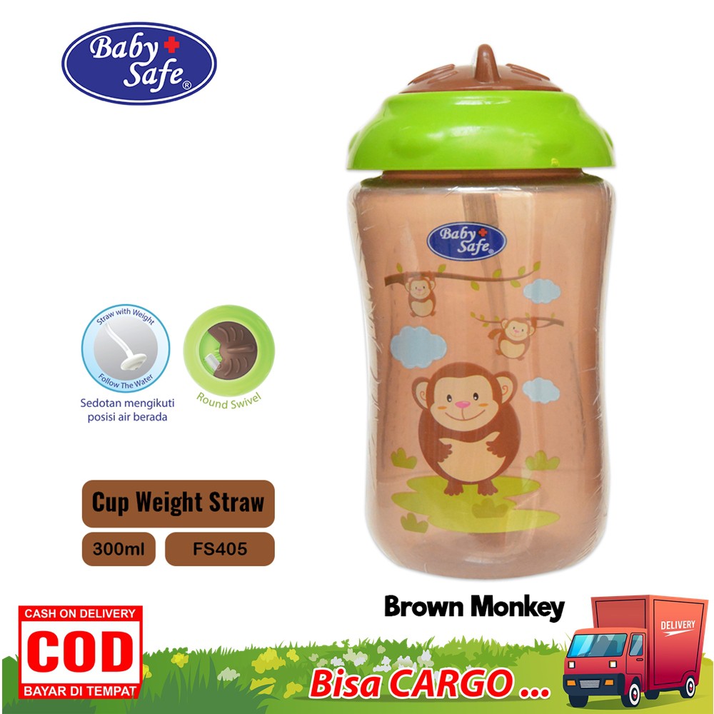 Baby Safe Cup with Weighted Straw 300 ml (FS405)