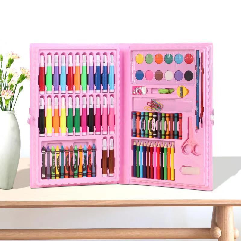 

Crayon Set Alat Menggambar Anak Oil Pastel Isi 86pcs Crayon Set Pensil Warna Gambar Alat Tulis & Lukis Melukis