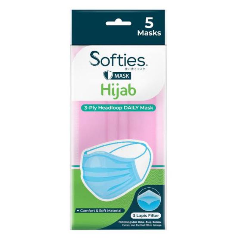 Softies Mask Hijab isi 5