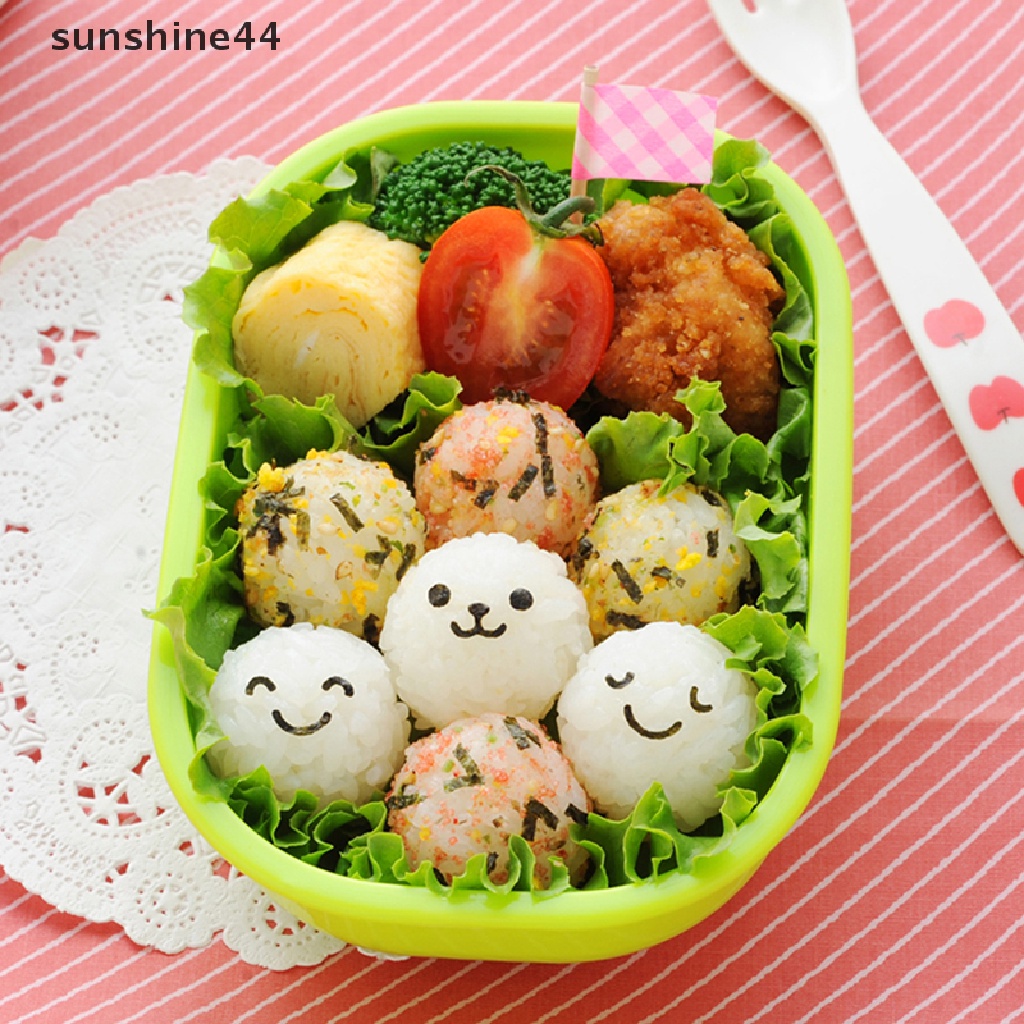 Sunshine 1Pc Cetakan Nasi Sushi Multifungsi Bahan Plastik