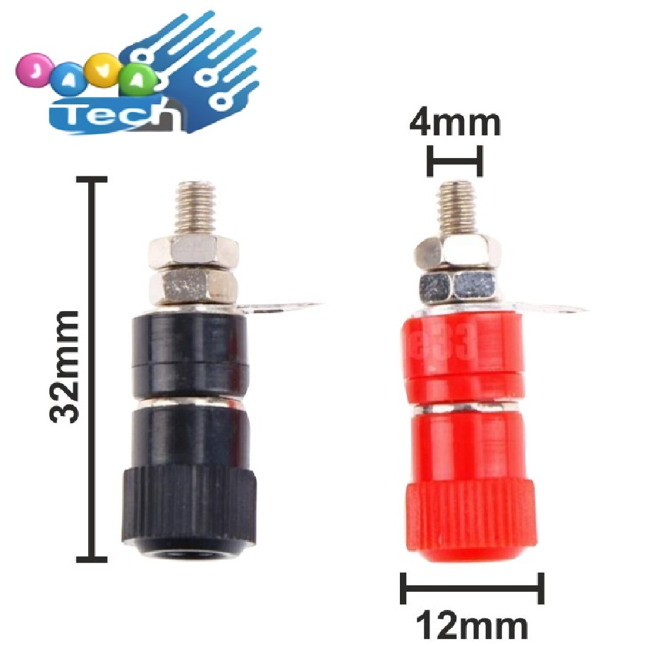 Binding Post Female Connector 4mm Terminal Banana Plug 1 Set