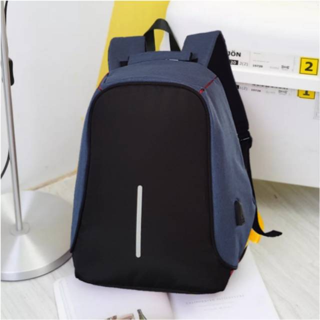 Tas Ransel laptop Anti Maling Taskekinian AdaPort Usb