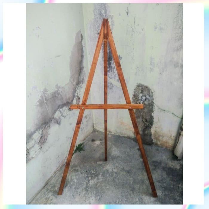 

Papan | Standing Kayu Slim Tripod Kaki Penyangga Welcome Sign Papan Tulis