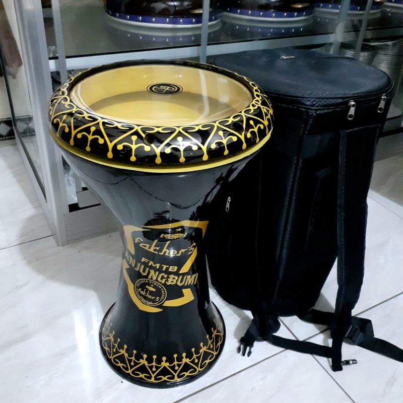 DARBUKA SOMBATI MOTIF 9INC FULSET  BISA REQUES LOGO MAJLIS