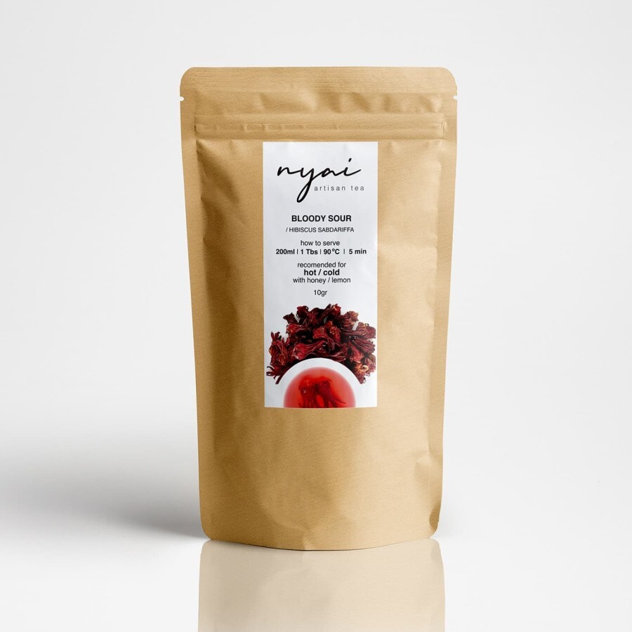 

BLOODY SOUR | HIBISCUS SABDARIFFA|ROSELLA | NYAI ARTISAN TEA | 10gr
