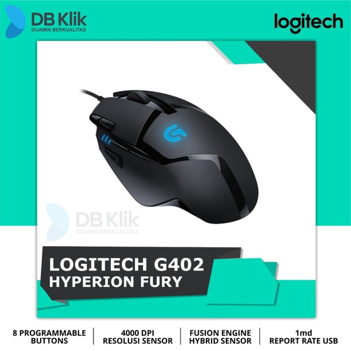 Logitech G402 Hyperion Fury Gaming Mouse