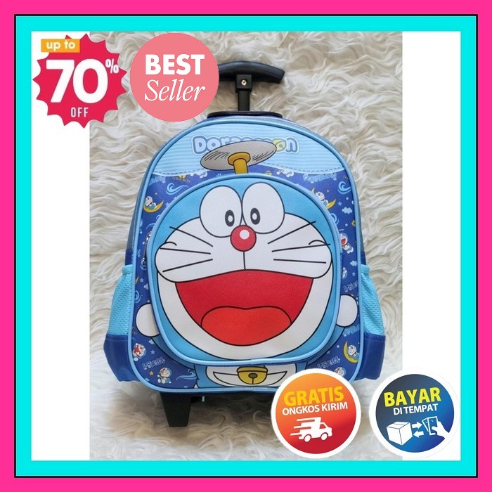 Special Tas Trolley Anak Perempuan, Tas Roda Anak Cewek, Tas Roda Wt991 Tas Dorong Trolley Sd Anak T
