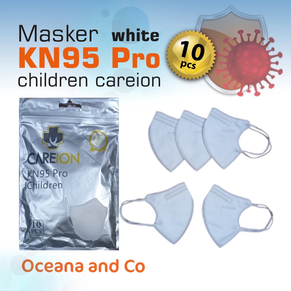 CAREION MASKER KN95 PRO CHILDREN WARNA 5PLY ISI 10 PCS