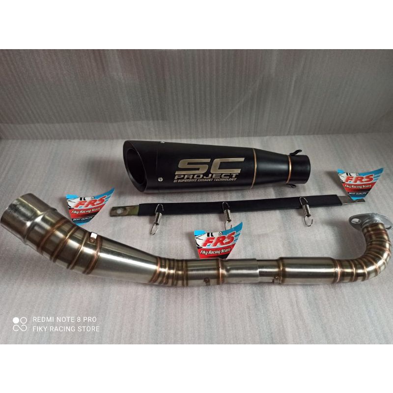 knalpot SC project fullsystem sniper155-Mx king 155