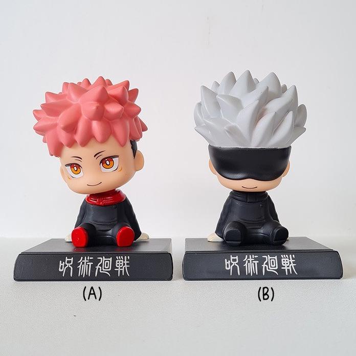 Bobble Head Kepala Goyang Jujutsu Kaisen Pajangan Dashboard Mobil Gojo