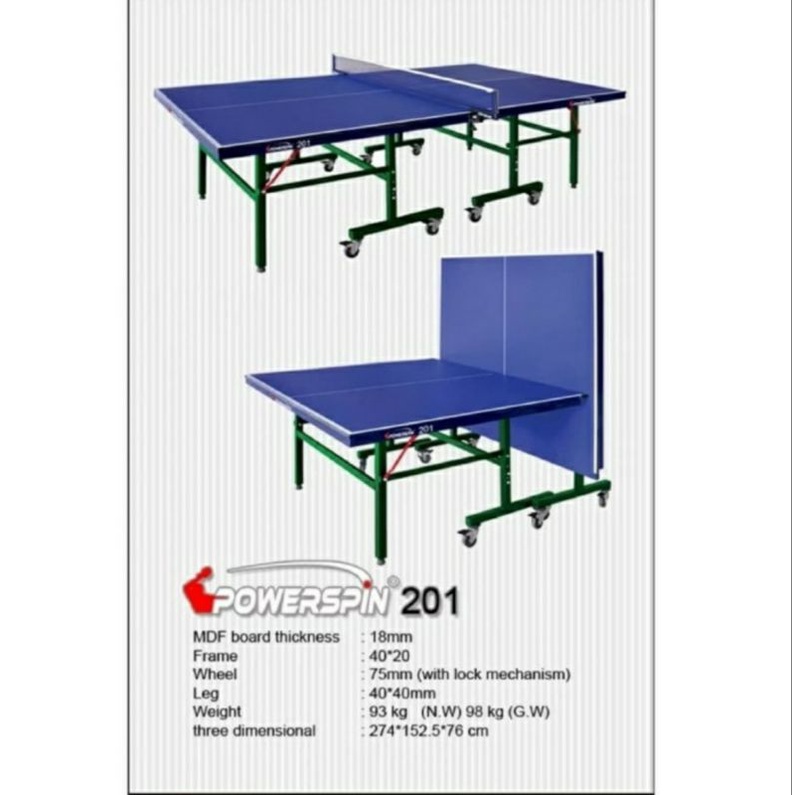 POWER SPIN 201.MEJA PINGPONG / TENIS MEJA. ORIGINAL. IMPORT