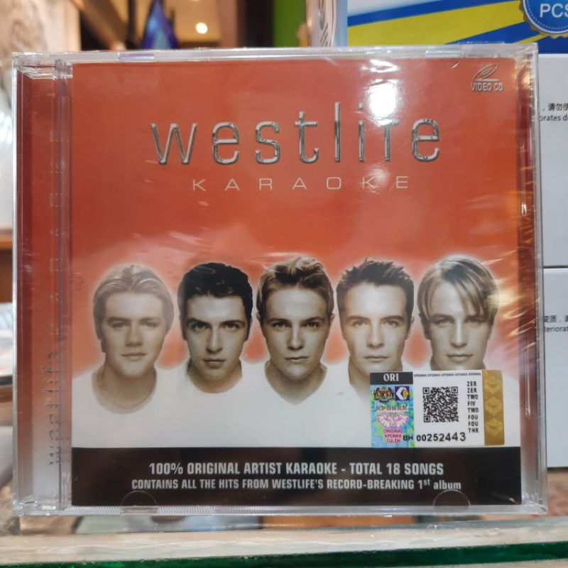 VCD. WESTLIFE KARAOKE ORIGINAL