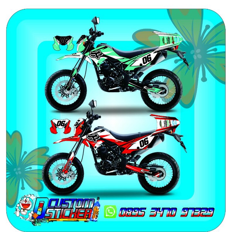 DECAL KLX DTRACKER/DECAL KLX OLD/DECAL KLX GORDON/DECAL KLX BF