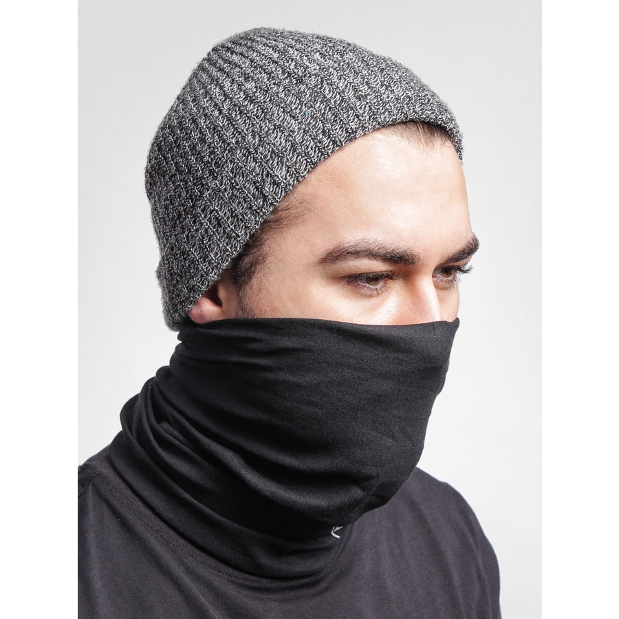 Masker Buff Buf Baf Hitam Sepeda motor Bandana Balaclava Slayer Scarf